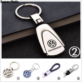 【New】Alloy Metal Logo Motorcycle Keychain Car keychain SET for Volkswagen