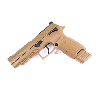 PROFORCE SIG SAUER M17 TAN GBB (FULL MARKING) แถมอุปกรณ์พร้อมเล่นครบชุด ,ของเล่นบีบีกัน