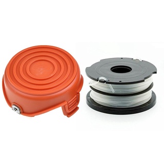 เหมาะสําหรับ Black &amp; Decker Gl687 Gl690 Trimmer Spool + ด้าย 1 + ฝาครอบ 1