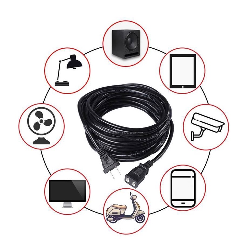 สายต่อปลั๊กไฟความยาว2เมตรกำลังไฟ1500w  *จัดส่งสินค้าทุกวัน*