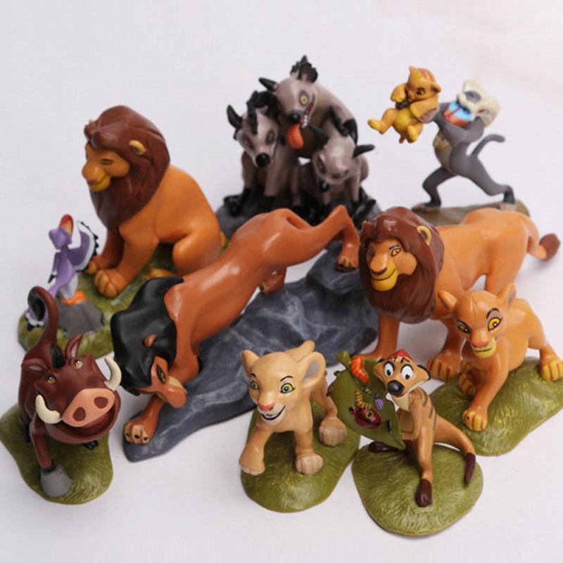 ฟิกเกอร์ Disney The Lion King Figure Collection Movie simba 9 ชิ้น