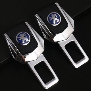เข็มขัดนิรภัยรถยนต์หัวเข็มขัดหัวเข็มขัดนิรภัยรถยนต์ Peugeot Car seat belt buckle 208 2008 3008 5008 Seat belt clip 2pcs