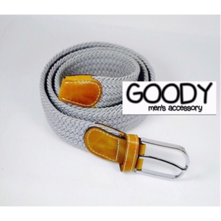 Goody_belt เข็มขัดผ้า สีเทา