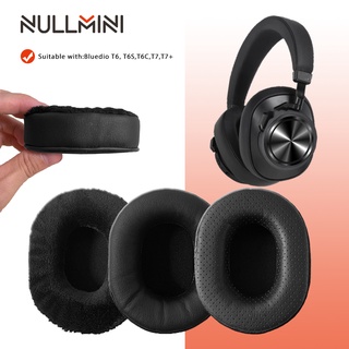 Nullmini แผ่นครอบหูฟังหนัง แบบเปลี่ยน สําหรับ Bluedio T6 T6S T6C T7 T7+