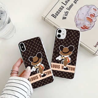 trendy brand mickey เคสไอโฟน X Xr Xs Max cover iPhone 14 13 12 11 pro max cute cartoon case 7 8 plus Se 2020 8พลัส เคส