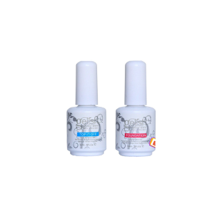 พร้อมส่ง⚡ Gelish 15ml. อย่างดี Top coat gel เคลือบใสเจล ไม่ต้องเช็ดออก ท็อปโค้ท/Base รองพื้นเจล สีเจลทาเล็บ ติดทน