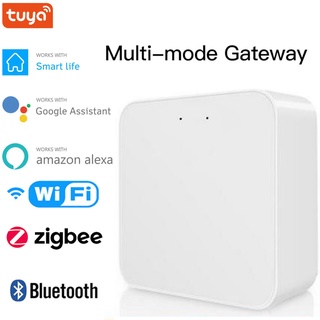 Tuya ฮับเกตเวย์อัจฉริยะ WiFi บลูทูธ ไร้สาย หลายโหมด ZigBee APP Alexa Google Home