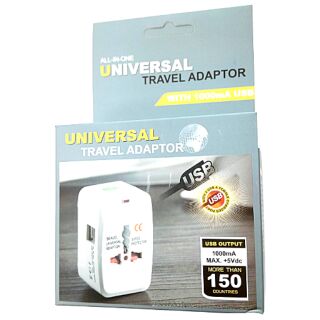 Universal Travel Adaptor with USB