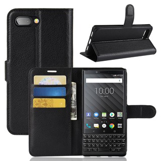 เคสเคสหนังสําหรับโทรศัพท์มือถือ Blackberry Key 2กรณีโทรศัพท์มือถือ