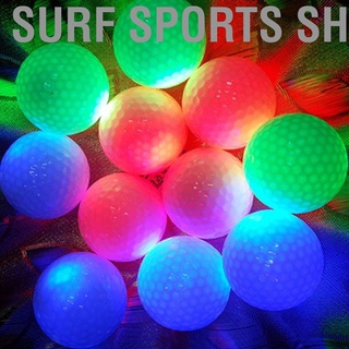 Surf ลูกกอล์ฟอิเล็กทรอนิกส์ Led สําหรับฝึกซ้อมกีฬากลางคืน 1 ชิ้น