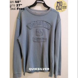 เสื้อสเวตเตอร์​ Brand "QUIKSILVER " CLEAN​ หอมพร้อมใส่ครับ