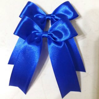 โบว์นักเรียนคู่สีน้ำเงิน