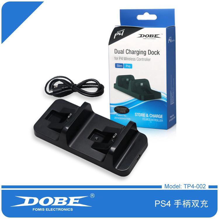 DOBE Game Controller Handle PS4 Charger Dual USB Charging Dock Station Stand For PlayStation 4 Cradle Bracket