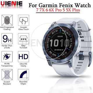 9h พรีเมี่ยม กระจกนิรภัย สําหรับ Garmin Fenix 7S / Garmin Fenix 7 / Garmin Fenix 7X / Garmin Fenix 6 / Garmin Fenix 5S / Garmin Fenix 5 หน้าจอสมาร์ทวอทช์ ป้องกันรอยขีดข่วน ฟิล์มกันรอย เคส