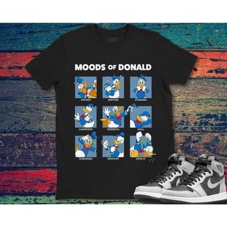 คอลูกเรือเสื้อยืดกันหนาว มีฮู้ด ลาย Moods Of Donald Duck เหมาะกับของขวัญ สําหรับผู้ชาย และผู้หญิงS-5XL