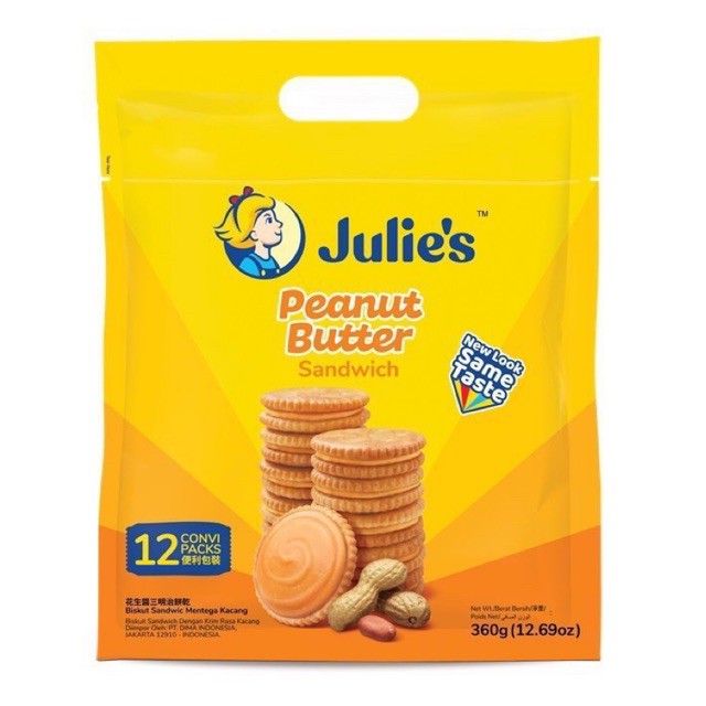 Julie’s Choc hazelnut & Peanut butter ถุุงหิ้วใหญ่
