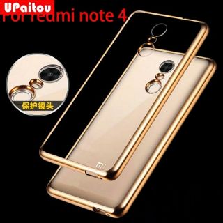 Xiaomi Redmi Note 4 Global Case Luxury Plating Crystal Clear TPU