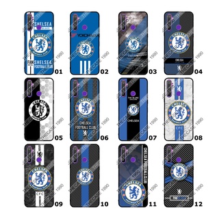 CHELSEA เชลซี เคสสกรีน REALME 5 Realme 5s  Realme 6i  Realme C3 (ใช้เคสตัวเดียวกัน) ลายฟุตบอลเชลซี