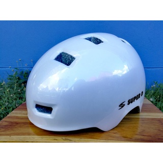 หมวกจักรยาน SUPER D รุ่น HELMET สีขาว