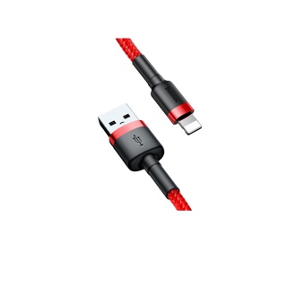 Baseus Cafule Cable USB to Lightning Charging Cable for iPhone 2.4A 1m สายชาร์จเร็วไอโฟน แบบสายถัก สำหรับ iPhone iPad