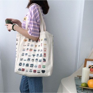 krapaorao กระเป๋าPrinter tote bagรหัส 127