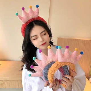 [ ZN ]  ]เข้ากันได้ดีกับที่คาดผม Korea sweet crown headdress hairpin ins [ ZN ]