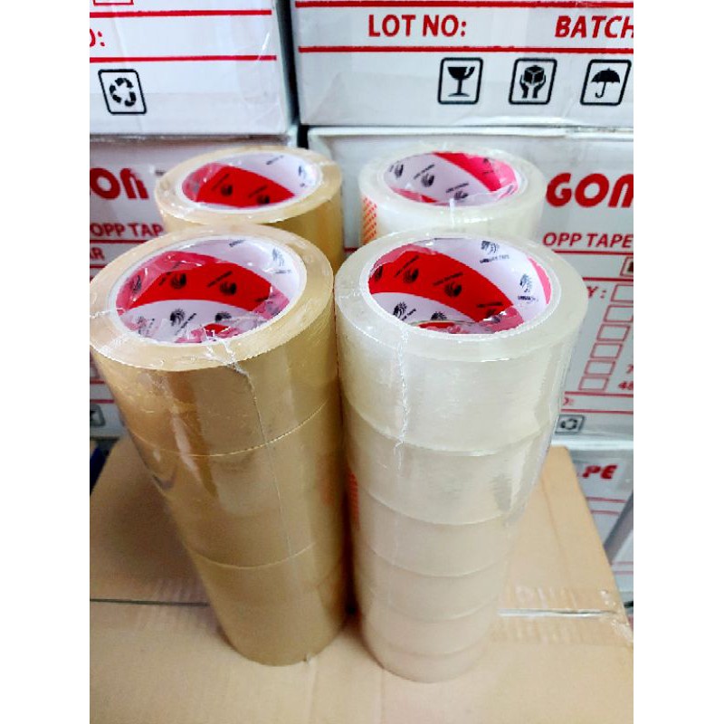 💖SALE!!💖เทปกาว 2" ยาว 100 หลา 1แถว 6ม้วน