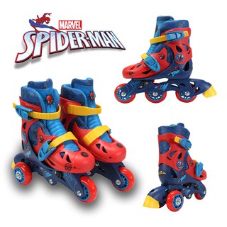 โรลเลอร์เบลด Spider-Man Convertible 2-in-1 Kids Skates, Junior Size 6-9: