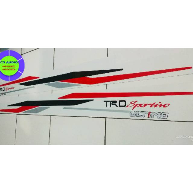 สติ๊กเกอร์-สติ๊กเกอร์ RUSH TRD SPORTIVO ULTIMO