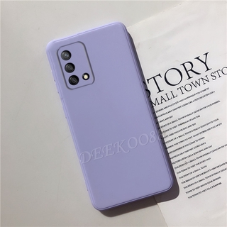 เคสโทรศัพท์ซิลิโคน TPU แบบนิ่ม สีพื้น สําหรับ OPPO A74 4G 5G A74