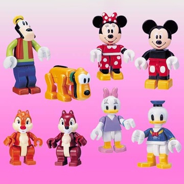 YUJIN / Disney : capsule world - Disney Characters - NEW Mickey Box Figure