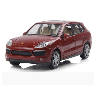 โมเดลเหล็ก 1:24 Porsche Cayenne S มีไฟ มีเสียง