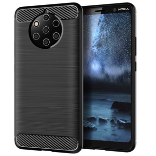 ใหม่ เคสโทรศัพท์มือถือ ซิลิโคน คาร์บอนไฟเบอร์ กันกระแทก สําหรับ nokia 9 Pureview nokia 9pureview