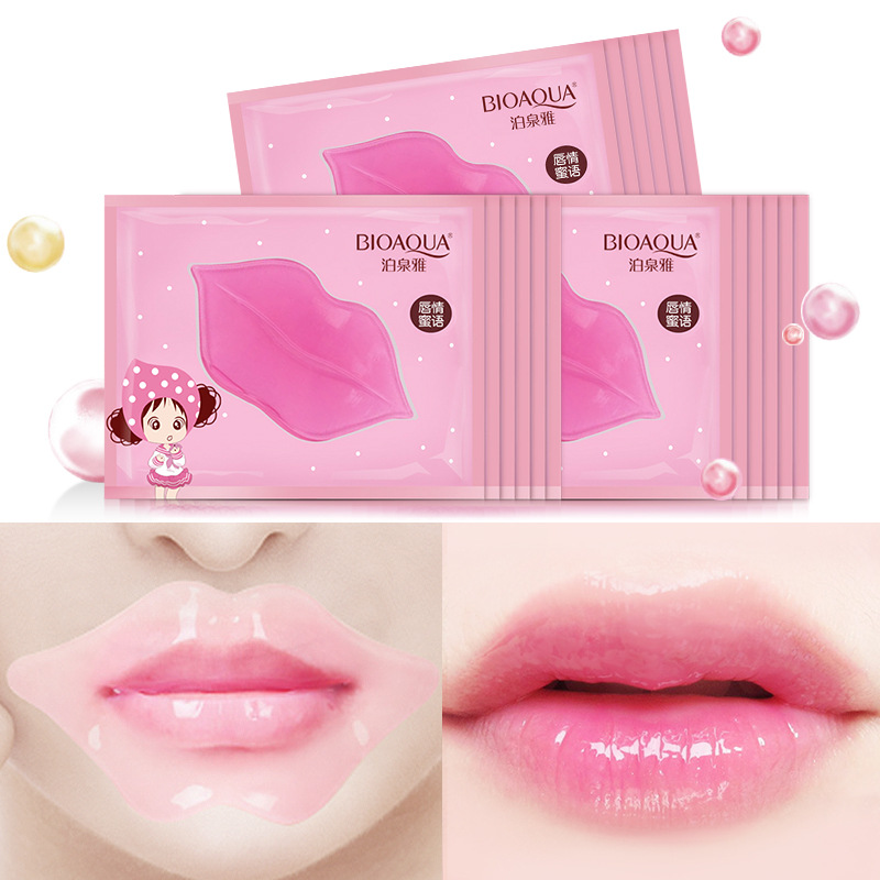 Bioaoua มาส์กริมฝีปากคอลลาเจนให้ความชุ่มชื้นลดริ้วรอย