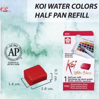 2 Koi watercolor รีฟิล สีน้ำตลับ(มีชำระปลายทาง)