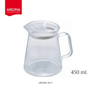 Hario เหยือกชงชา HARIO(190) Tea Pot With Strainer Lid 450 Ml. / FNC-45-T