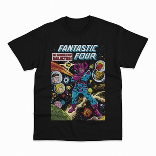 เสื้อยืด พิมพ์ลายภาพยนตร์ Marvel Spiderman Galactus สไตล์วินเทจ