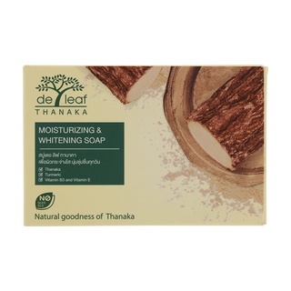 Free Delivery De Leaf Bar Soap Thanaka Moisturizing and Whitening Soap 100g. Cash on delivery