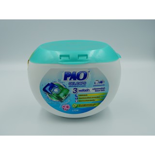 PAO Gel Caps ผลิตภัณฑ์ซักผ้า เปา เจลแคป สูตรเข้มข้น กลิ่น Fresh Floral 380 กรัม (บรรจุกล่องละ 19 ชิ้น)