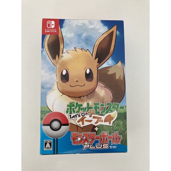 Pokemon let’s go Eevee with pokeball plus