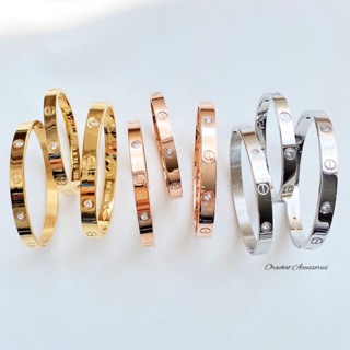 14k Vickii bracelet. (กำไลสไตล์คาเทีย งานชุบ 14k สแตนเลส สวย ทน เงา ไม่ลอก ไม่ดำ แต่งด้วยเพชร CZ)