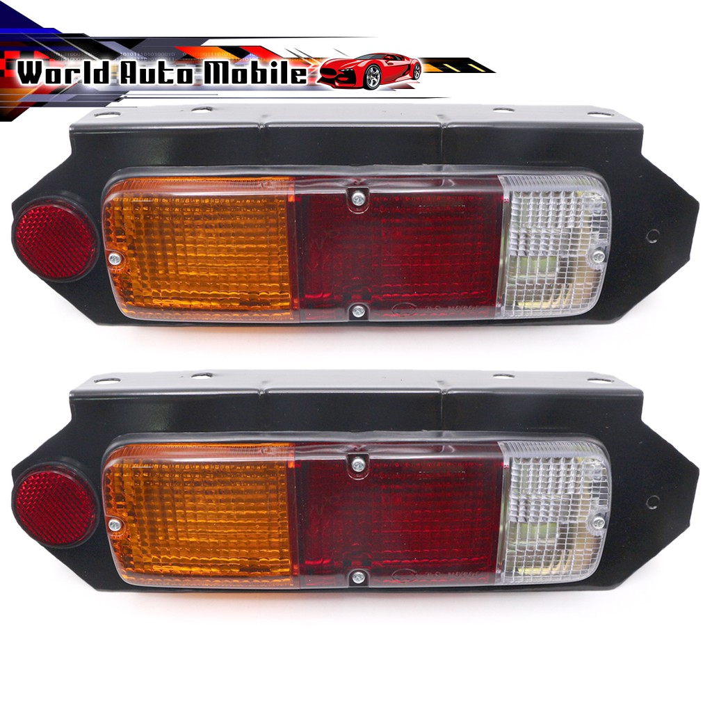 ชุดไฟท้าย +ขา ซ้าย+ขวา 2 ชิ้น Toyota  Land Cruiser FJ40 FJ45 HJ45 HJ47 BJ40 BJ42 ปี1961 - 1983