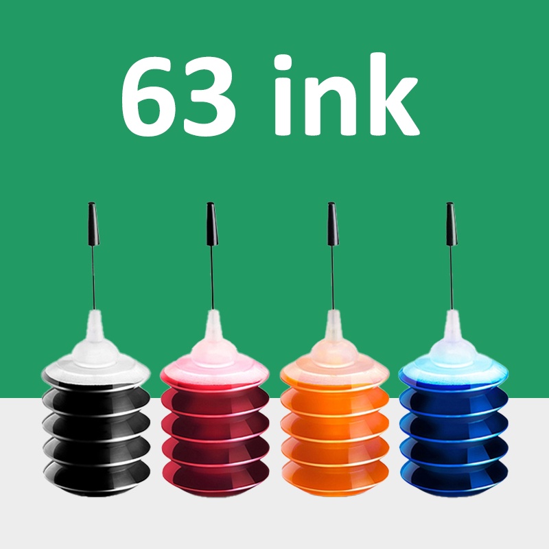 HP 63 หมึก HP 63XL หมึก HP63 สีดำ HP63XL หมึก HP 63 XLหมึกรีฟิลเข้ากันได้สำหรับ 1015 1515 2515 2545 