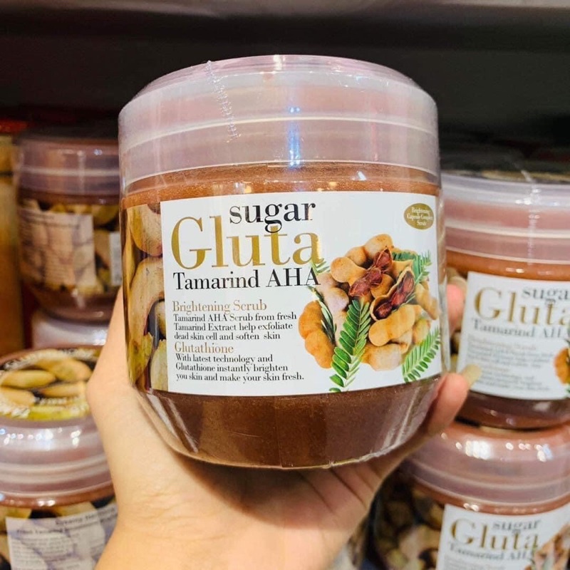 Sugar Gluta Tamarind AHA Brightening Scrub 700g. Shopee Thailand