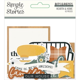 Hearth &amp; Home Bits &amp; Pieces Die-Cuts 62/Pkg ไดคัท กระดาษ