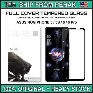 กระจกนิรภัย แบบเต็มจอ พรีเมี่ยม สําหรับ Asus Rog Phone 7 7 Pro Rog 6 6 Pro Rog 5S 5S Pro Rog 5 Ultimate