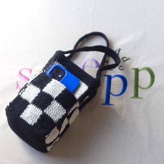 sreepp-checkers bag (เพิ่มช่องใส่โทรศัพท์)