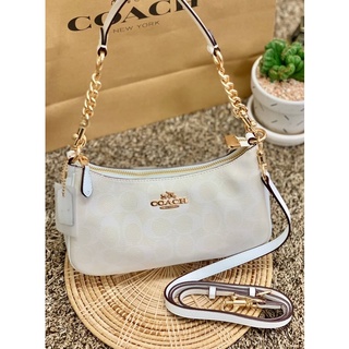 C O A C H TERI SHOULDER BAG IN SIGNATURE CANVAS  (CA548)