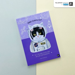 สมุดฉีก A6 ชุด My Cat Style ( Nasa Catstronaut )