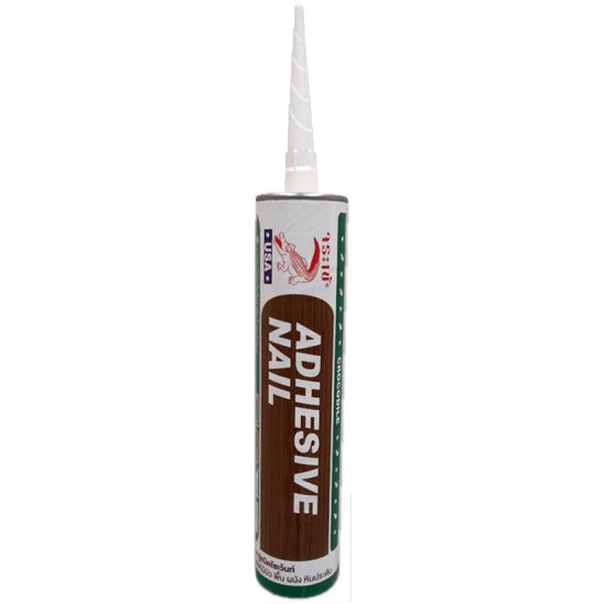 CROCODILE 300ML BROWN SOLVENT BASE NAIL ADHESIVE กาวพลังตะปู ตราจระเข้ สูตรน้ำมัน 300ML น้ำตาล